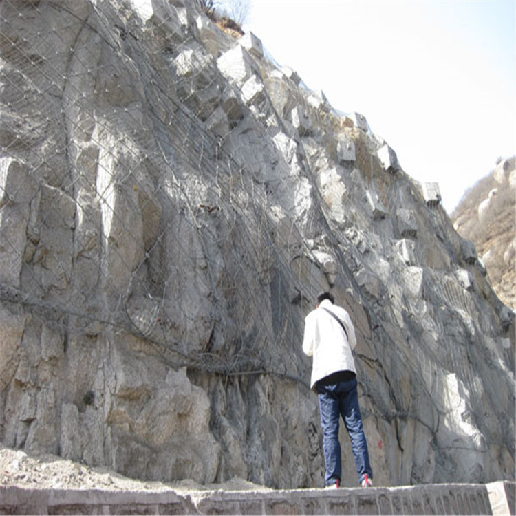 安浩升 礦山復綠邊坡防護網(wǎng) 山體邊坡防護網(wǎng) 工程堤壩防護金屬鐵絲網(wǎng)